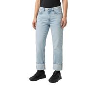 HUGO Straight-Fit Jeans aus blauem Denim mit umgeschlagenem Hosensaum - Style Gilissi_6, 50563500 Hellblau 27/30