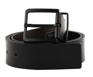 HUGO Gionio-B Sr40 Leather Belt W115 Black - kürzbar