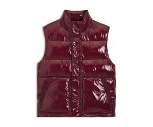 HUGO Glänzende Steppweste mit getapten Taschen - Style Baltinos2641, 50574162 Dunkelrot M