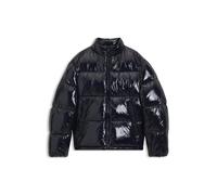 HUGO Glänzende wasserabweisende Steppjacke mit tonalem Logo - Style Baltos2641, 50574159 Dunkelblau XS