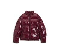 HUGO Glänzende wasserabweisende Steppjacke mit tonalem Logo - Style Baltos2641, 50574159 Dunkelrot L
