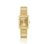 HUGO Goldfarbene Uhr mit Gliederarmband - Style #THRIVE ANALOG, HB1530381 Gold ONESI