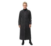 HUGO Trenchcoat aus schwarz gewaschenem Denim mit Nadelstreifen - Style Gravity_B, 50563713 Schwarz gemustert XS