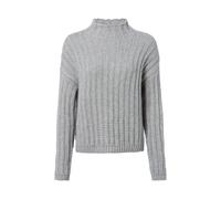 HUGO Grobstrickpullover mit Alpaka-Anteil Damen hellgrau, M
