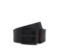 Ledergürtel HUGO "Gionio" Gr. 80, schwarz Damen Gürtel Ledergürtel aus italienischem Leder mit Logo-Prägung auf der Schlaufe (75882556-80)