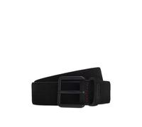 HUGO Gürtel aus Veloursleder mit tonaler Dornschließe - Style Gethin-Sd_Sz35, 50563652 Schwarz 80