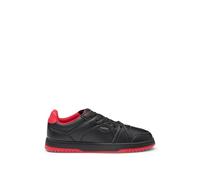 HUGO Herren Sneaker - Hadrian Tenn pugr, Turnschuh, beschichtetes Textilgewebe Schwarz EU 44