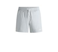 HUGO Badeshorts HAITI – schnell trocknend mit Logo-Print – Hellgrau XXL
