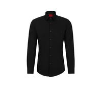 HUGO Herren C-jenno Freizeithemd, Black001, 43 EU