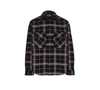 HUGO BLUE Hemdjacke Herren Comfort Fit Baumwolle schwarz, XXL