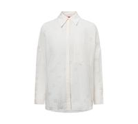 HUGO Damen Hemdbluse ESSENCE Oversized Fit, offwhite, Gr. 38