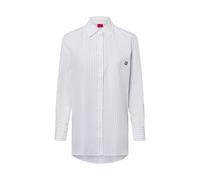 HUGO Damen Hemdbluse Oversized Fit, pink, Gr. 36