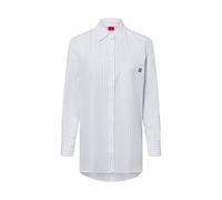 HUGO Damen Hemdbluse Oversized Fit, pink, Gr. 38