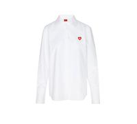 HUGO Damen Bluse ERSELIA, weiss, Gr. 36