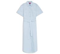 HUGO Hemdblusenkleid aus Baumwoll-Popeline - Style Kinime, 50559480 Hellblau 34
