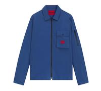 Hugo - Hemdjacke für Herren, Baumwolle (Mittelblau) L