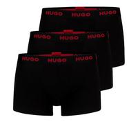 Hugo Herren 3er Pack Baumwollstrümpfe, Schwarz, M