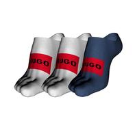 HUGO Herren 3p Lc Label CC 10251178 01 Invisible_Socks (3er Pack)