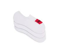 HUGO Herren 3P Lc Label Cc Invisible Socks, White100, 43-46