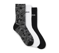 HUGO Herren 3p Qs Rib Camo CC 10273418 01 Short_Socks (3er Pack)
