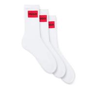 Hugo Label 10267340 Socken 3 Paare EU 43-46 White