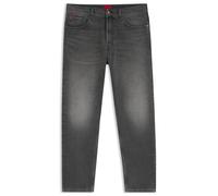 HUGO Tapered-Fit Jeans aus grauem Denim mit Used-Effekten - Style HUGO 838, 50547330 Grau 32/32