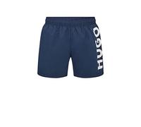 HUGO Schnell trocknende Badeshorts aus Recycling-Gewebe mit Innenfutter - Style ABAS, 50469303 Dunkelblau XXL