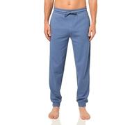 HUGO Herren Austin Ribbed Pants Pyjamahose, Nordblau, Large