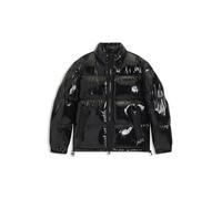 HUGO Wasserabweisende Jacke aus schimmerndem Gewebe - Style Biron2541, 50549251 Schwarz XL