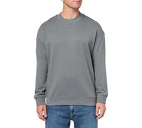 HUGO Herren Dapocrew Relaxed-Fit Sweatshirt aus Baumwoll-Terry mit Logo-Detail