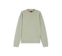 Sweatshirt HUGO "Dapocrew", Herren, Gr. S, light, pastel grün337, Sweatware, Obermaterial: 100% Baumwolle, unifarben, relaxed fit normal, Rundhals, Bündchen, Sweatshirts Sweatshirt, Rundhalsausschnitt