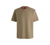 HUGO Relaxed-Fit T-Shirt aus Baumwolle mit Logo-Print - Style Dapolino, 50488330 Braun XL