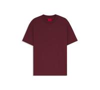 HUGO Relaxed-Fit T-Shirt aus Baumwolle mit Logo-Print - Style Dapolino, 50488330 Dunkelrot M