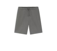 HUGO Shorts aus Baumwoll-Terry mit Logo-Print - Style Dayono, 50530696 Dunkelgrau M