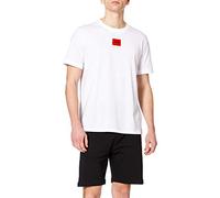 HUGO T-Shirt aus Baumwoll-Jersey mit Logo-Label - Style Diragolino212, 50447978 Weiß M