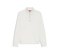 Hugo Durty Half Zip Sweatshirt reinweiß - M