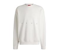 HUGO Herren Sweatshirt DUTAP Oversized Fit, offwhite, Gr. XL