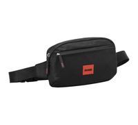HUGO Bauchtasche mit Label Patch Modell 'ETHON 3.0_NEW BMBG C' in BLACK, Größe 1