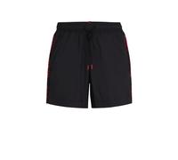 HUGO Badeshorts mit durchgehendem Innenfutter und Logo-Tape - Style FAB, 50500973 Schwarz M