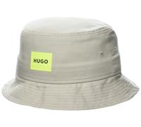 HUGO Herren Fischerhut mit Quadratischem Logo Schlapphut, Hafercreme, S/M