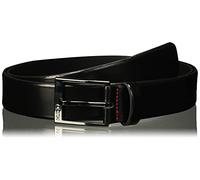 HUGO Herren Garney Leather Belt Gürtel, Schwarz, 36