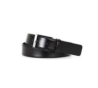 HUGO Herren Garney Smooth Leather Dress Belt Gürtel, Dunkles Schwarz, 38