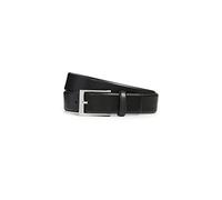 HUGO Herren Gellot Grainy Leather Belt Gürtel, Schwarz, 32