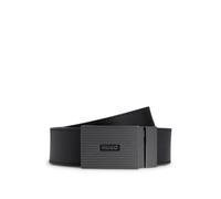 HUGO Herren Gilbert-soft Or35 Wendegürtel aus italienischem Leder mit Koppelschließe Schwarz002 Stck