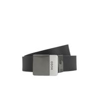 HUGO Herren Godeon-soft Gb35 Wendegürtel aus italienischem Leder mit zwei Schließen Schwarz004 Stck