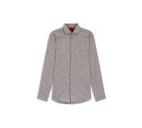 HUGO Herren Hemd KASON Slim Fit, nougat, Gr. 38