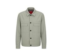 HUGO Herren Hemdjacke JULIANO243F1 Slim Fit, hellgrün, Gr. 48