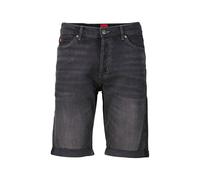 HUGO Herren Jeansshorts Tapered Fit, anthrazit, Gr. 32