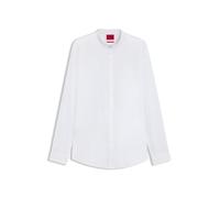 HUGO Slim-Fit Hemd aus Stretch-Baumwolle mit Stehkragen - Style Kaleb, 50544949 Weiß 42