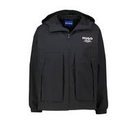HUGO Wasserabweisende Jacke mit Kapuze und Logo-Print - Style Bod2531, 50548719 Schwarz S